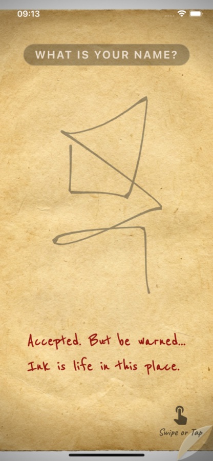Void Journal app screen